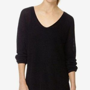 Aritzia Babaton "Jarrod" linen & silk green sweater (size XXS)